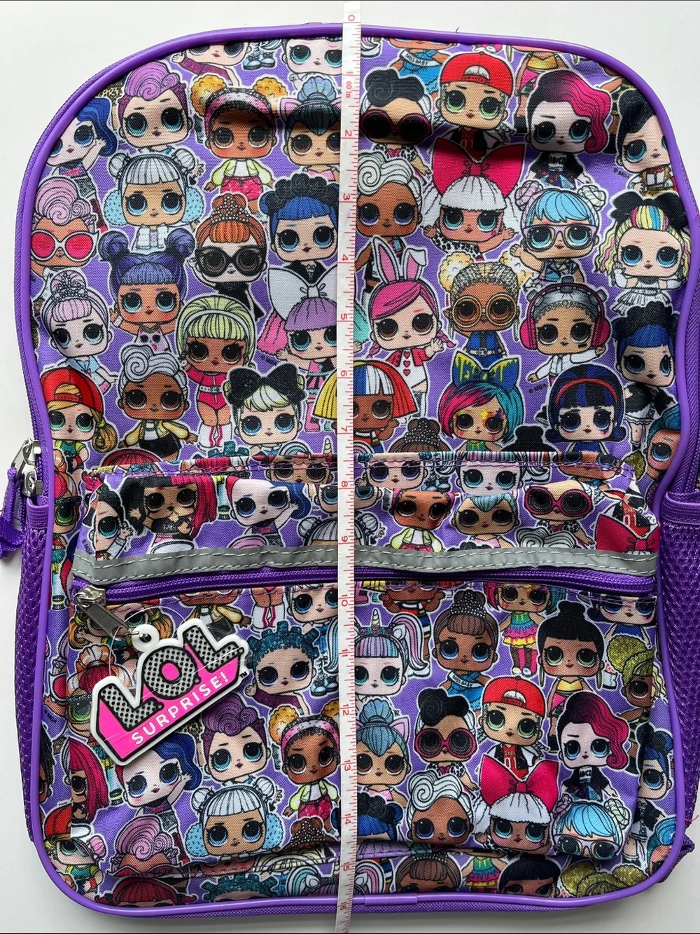 L.O.L. Surprise! Full-size Kids Backpack - Purple with Multicolor Dolls